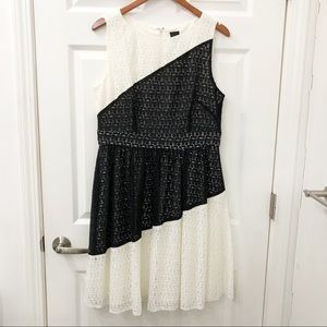 NWT Black saks fifth Avenue gorgeous dress size 14